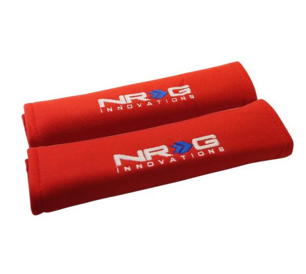 lmr NRG Seat Belt Pads 28cm (Red)