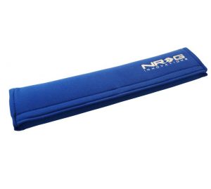 NRG Seat Belt Pads 43cm Long (Blue)