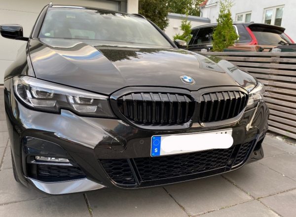 lmr Sportgrill Blanksvart BMW 3-serie G20 / G21 (18-UPP)