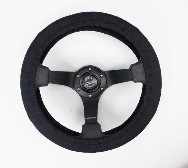 lmr NRG Steering Wheel Cover Stretch (Black)