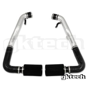 Nissan 370Z Z34 Cold Air Intake Kit with Polished Pipes (GKTech)