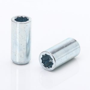 JR 20x Tuner Star Lug Nuts 14×2,0 + Key / 20x45mm / Silver