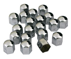 20x Chromed Caps for 17mm Wheel Nuts / Lug Bolts