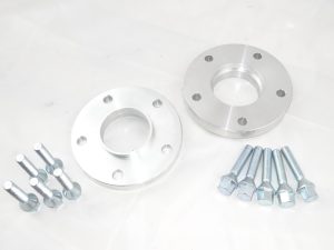 2x Spacers 20mm for BMW Hub Bore 72.6mm (Silver Project)
