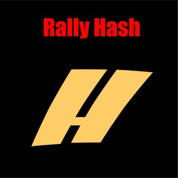lmr Däcktext Specialtecken Rally Hash Gul - 1 st