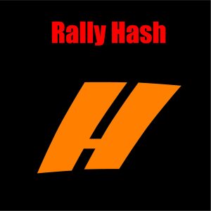 Däcktext Specialtecken Rally Hash Orange – 1 st