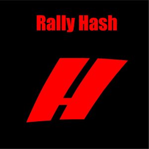 Däcktext Specialtecken Rally Hash Röd – 1 st