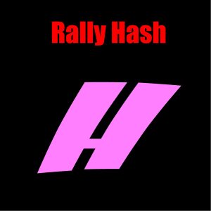 Däcktext Specialtecken Rally Hash Rosa – 1 st