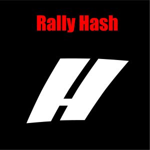 Däcktext Specialtecken Rally Hash Vit – 1 st