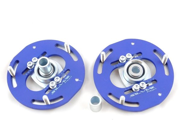 lmr Front Camber Plates 3D BMW 2002 - Blue color (Silver Project)