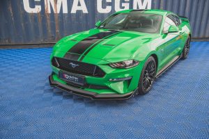 Front Splitter / Läpp + Klaffar V.1 Ford Mustang GT Mk6 Facelift