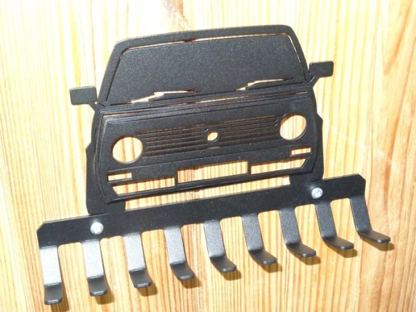 lmr Golf Mk1 3D Nyckelhållare / Nyckelkrokar för Väggmontering (Silver Project)