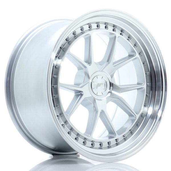 lmr JR Wheels JR39 18x10,5 ET15-22 5H BLANK Silver Machined Face