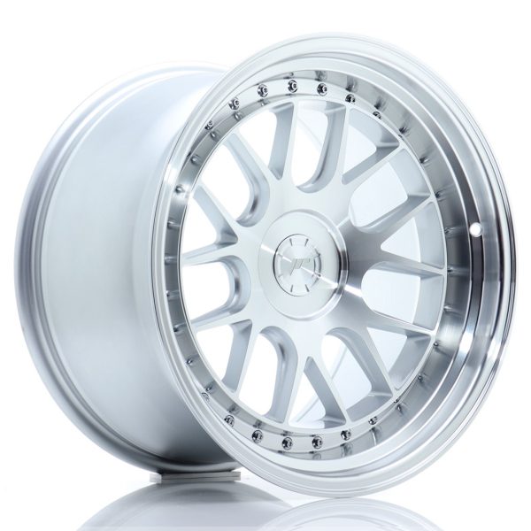 lmr JR Wheels JR40 19x11 ET15-22 5H BLANK Silver Machined Face