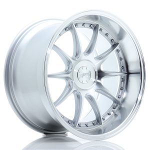 JR Wheels JR41 19×9,5 ET12-22 5H Oborrad Silver Machined Face