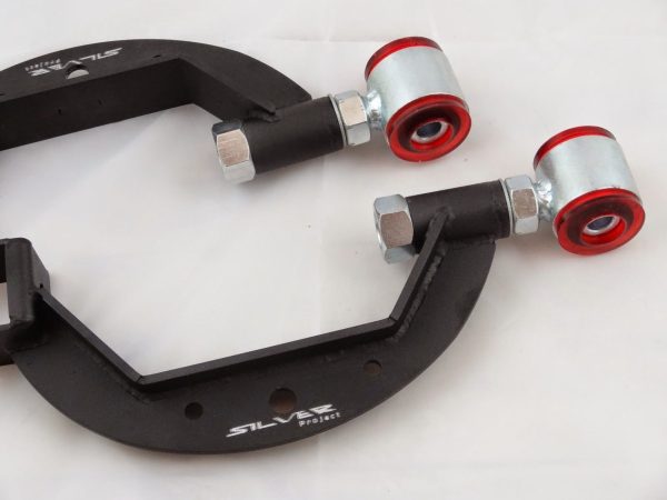 lmr Adjustable Rear Camber Control Arms Nissan 200SX S13, S14, Skyline R33 - Black color (Silver Project)