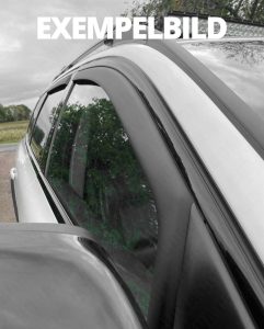 Matt Black Wind Deflectors Front/Rear Volvo V60 2010-2018