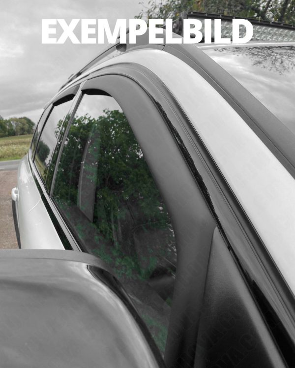 lmr Matt Black Wind Deflectors Front/Rear Volvo V60 2010-2018