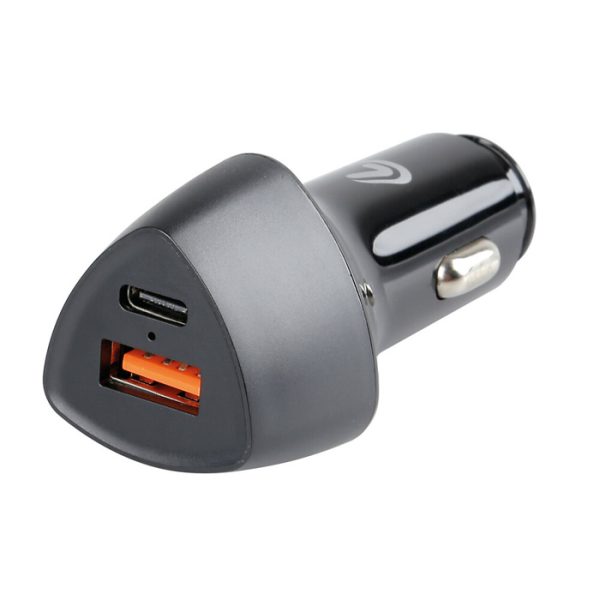 lmr USB-Laddare 12/24V USB A USB C Ultra-Snabbladdning 18W (Billaddare)