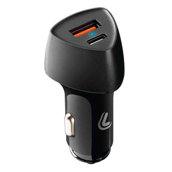 lmr USB-Charger 12/24V USB A USB C Ultra-Fast Charging 18W (Car Charger)