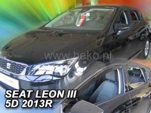 Wind Deflectors Front/Rear Seat Leon Mk3 5-Door 2013-2019