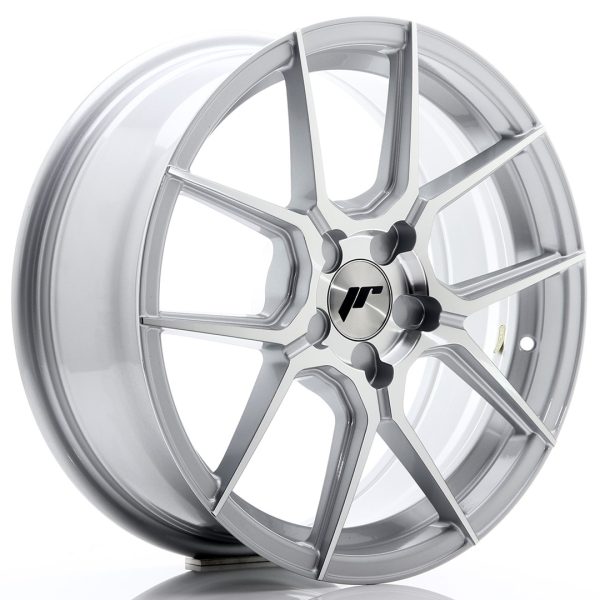 lmr JR Wheels JR30 17x7 ET20-40 5H BLANK Silver Machined Face