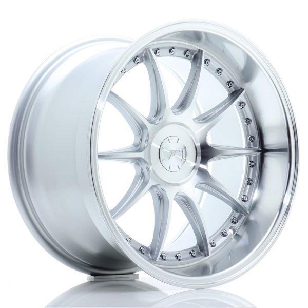 lmr JR Wheels JR41 18x10,5 ET15-25 5H Oborrad Silver Machined Face