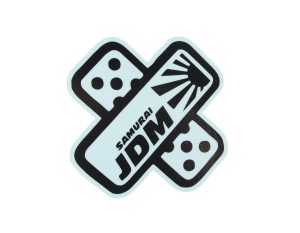 Dekal/sticker “SAMURAI JDM” Plåster 127x127mm