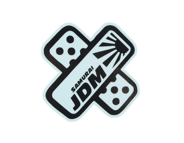lmr Dekal/sticker "SAMURAI JDM" Plåster 127x127mm