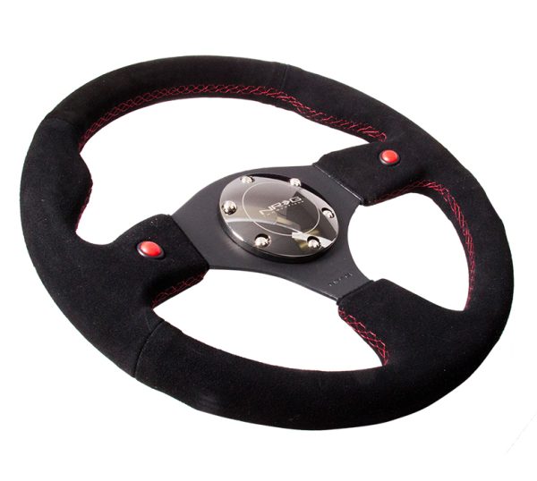 lmr NRG 320mm Sport Steering Wheel Suede w/ Dual T