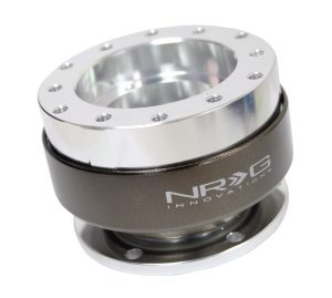 NRG Quick Release SFI – Silver Bas/Titanium Ring SFI SPEC 42.1