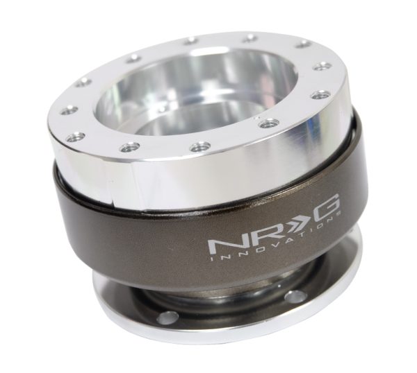 lmr NRG Quick Release SFI - Silver Bas/Titanium Ring SFI SPEC 42.1