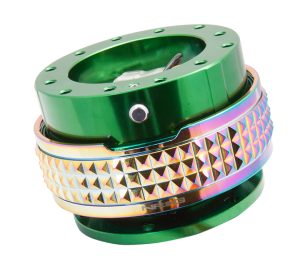 NRG Quick Release Kit Gen 2.1 – Green Body / Neochrome Pyramid Ring