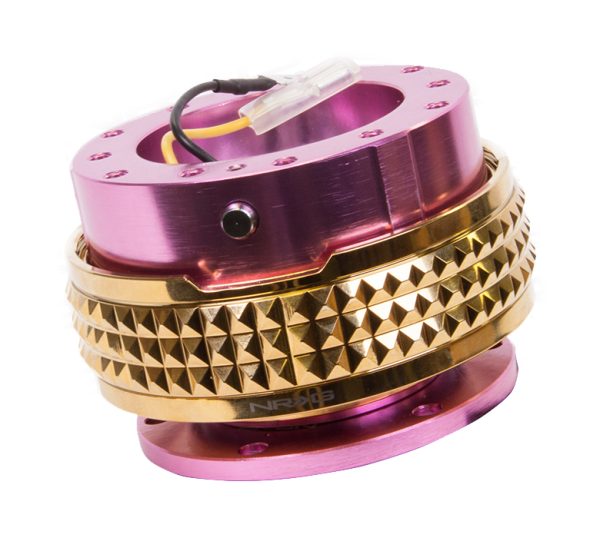 lmr NRG Quick Release Kit Gen 2.1 - Rosa Bas / Kromad Guld Pyramid Ring