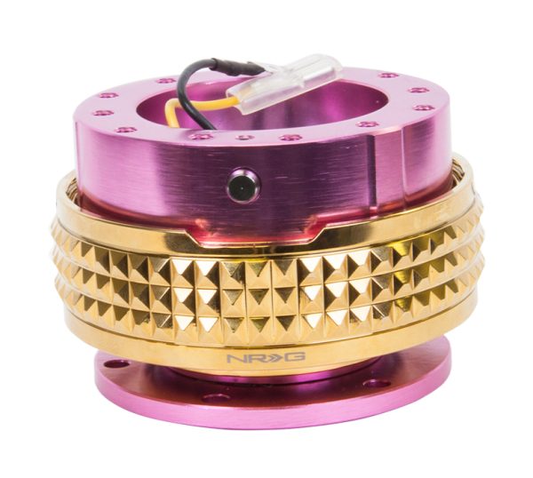 lmr NRG Quick Release Kit Gen 2.1 - Rosa Bas / Kromad Guld Pyramid Ring