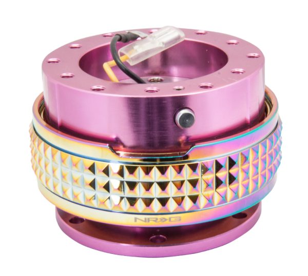 lmr NRG Quick Release Kit Gen 2.1 - Rosa Bas / Neo Chrome Pyramid Ring