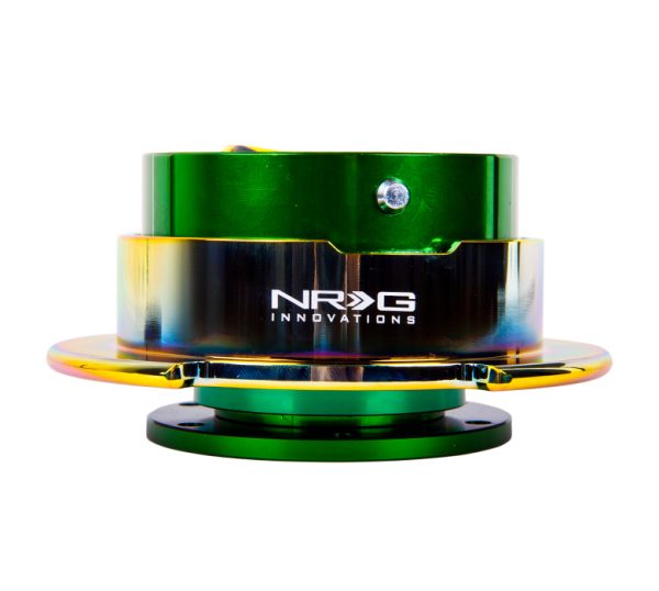 lmr NRG Quick Release Gen 2.5 Neo Chrome - Grön Bas/Neo Chrome Ring