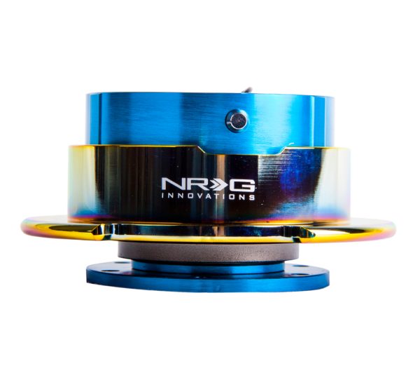 lmr NRG Quick Release Gen 2.5 Neo Chrome - New Blue Bas/Neo Chrome Ring
