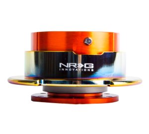 NRG Quick Release Gen 2.5 Neo Chrome – Orange Body/Neo Chrome Ring