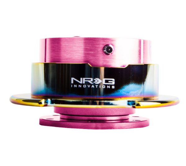 lmr NRG Quick Release Gen 2.5 Neo Chrome - Pink Body/Neo Chrome Ring