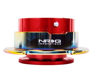 NRG Quick Release Gen 2.5 Neo Chrome – Röd Bas/Neo Chrome Ring