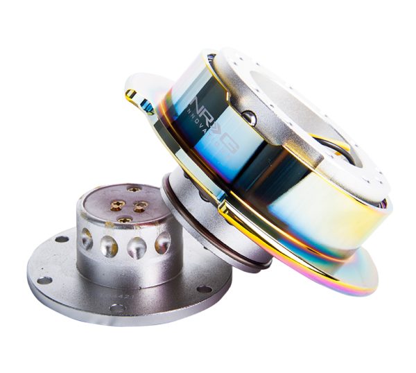 lmr NRG Quick Release Gen 2.5 Neo Chrome - Silver Bas/Neo Chrome Ring