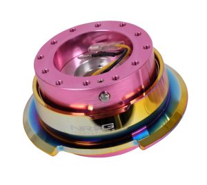 NRG Quick Release Gen 2.8 Neo Chrome – Pink Body/Neo Chrome Ring