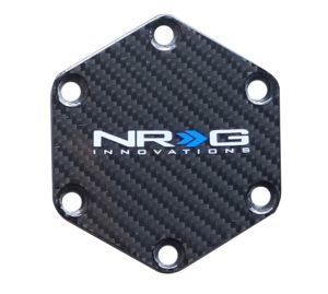 NRG Carbon Fiber Horn Delete Button Aluminum