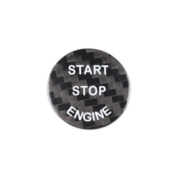 lmr Start Button Emblem Carbon Fiber - BMW F20/F21, F22/F23, F30/F31/F34, F32/F33/F36, F10/F11, G30/G31, F12/F13, F01/F02, G11/G12, X1 F48, X3 F25, X4 F26, X5 F1