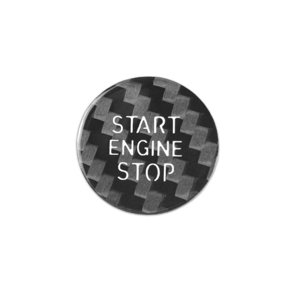 lmr Start Button Emblem Carbon Fiber - BMW F40, F44, G20/G21, G14/G15/G16, X5 G05, X6 G06, X7 G07, Z4 G29