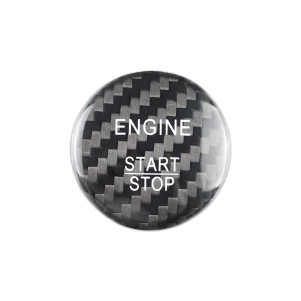 lmr Start Button Emblem Carbon Fiber - Mercedes