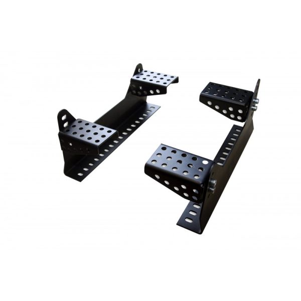 lmr Swagier Universal Adjustable Seat Brackets in Steel for Low-Mounting (FIA)