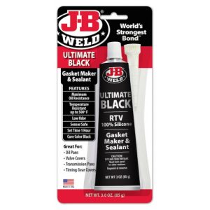 JB Weld Svart Silikon (Ultimate Black Silicone) Packning/Tätning 85 gram
