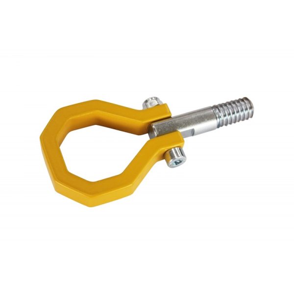 lmr Yellow Tow Hook in 10mm Steel for Universal / BMW (Swagier)